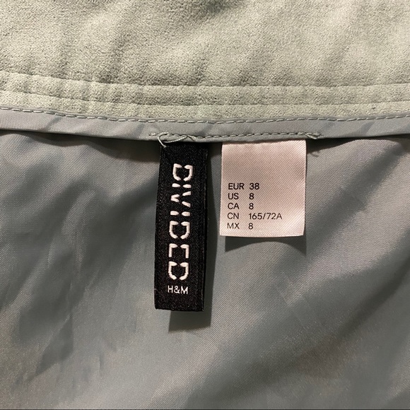 Cute mint buttoned skirt SIZE 8 - Picture 4 of 4